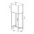Suport plante Porsgrunn 100x30x30cm metal negru [en.casa] HausGarden Leisure