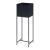 Suport plante Porsgrunn 100x30x30cm metal negru [en.casa] HausGarden Leisure