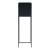 Suport plante Porsgrunn 100x30x30cm metal negru [en.casa] HausGarden Leisure