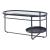 Masuta cafea Kumla 90x42,5x46cm negru [en.casa] HausGarden Leisure