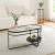 Masuta cafea Kumla 90x42,5x46cm negru [en.casa] HausGarden Leisure