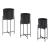 Set 3 buc suport plante Orsa masuri diferite [en.casa] HausGarden Leisure