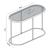 Masuta Luleå 55x27,5x45cm negru [en.casa] HausGarden Leisure