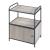 Masuta cu dulap Gulen 60x43 x33cm negru/efect lemn stejar [en.casa] HausGarden Leisure