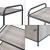 Masuta cu dulap Gulen 60x43 x33cm negru/efect lemn stejar [en.casa] HausGarden Leisure