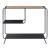 Masa consola Krødsherad 83x102x36cm negru/efect lemn stejar [en.casa] HausGarden Leisure