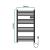 Radiator electric Follo 96x54x4,3cm 500W negru [pro.tec] HausGarden Leisure