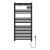 Radiator electric Uvdal 105x50x4,3cm 500W negru [pro.tec] HausGarden Leisure