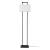 Lampadar Sigdal 165cm 1xE27 60W negru/alb [lux.pro] HausGarden Leisure