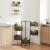 Carucior servire la masa Steigen cu 5 cosuri negru [en.casa] HausGarden Leisure