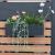 Jardiniera Achtkarspelen 50x12x15cm antracit [en.casa] HausGarden Leisure