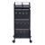 Carucior servire la masa Sunndal 64,5x27x27cm negru cu 3 cosuri [en.casa] HausGarden Leisure