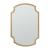 Oglinda perete Aura 80x55cm auriu [en.casa] HausGarden Leisure