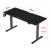 Birou inaltime reglabila Stryn otel 140x60cm negru [pro.tec] HausGarden Leisure