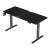 Birou inaltime reglabila Stryn otel 140x60cm negru [pro.tec] HausGarden Leisure