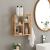 Raft perete baie Höör 42x37x17cm bambus [en.casa] HausGarden Leisure