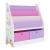 Raft copii Neda 74x71x23cm ocean alb / lila / roz [en.casa] HausGarden Leisure