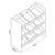 Raft copii Muxia 60x62x26,5cm motiv ocean alb roz lila [en.casa] HausGarden Leisure