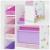 Raft copii Vimianzo 60x65x30cm motiv ocean alb roz lila [en.casa] HausGarden Leisure