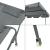 Sezlong dublu Avigliano 200x173x146cm gri [casa.pro] HausGarden Leisure