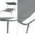 Sezlong dublu Avigliano 200x173x146cm gri [casa.pro] HausGarden Leisure