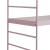 Raft perete Strängnäs 50x60x15cm otel lila mat [en.casa] HausGarden Leisure