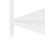 Raft de sine statator Reisjärvi 115x75x35cm otel alb mat [en.casa] HausGarden Leisure
