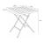 Masa pliabila camping Lillestrøm Lillestrøm 78x78x74cm maro inchis [en.casa] HausGarden Leisure