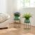 Suport plante Assen metal 38x23,5cm verde [en.casa] HausGarden Leisure