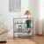 Consola hol Beesel 65,5x60x20cm otel negru cu rafturi [en.casa] HausGarden Leisure