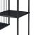 Consola hol Beesel 65,5x60x20cm otel negru cu rafturi [en.casa] HausGarden Leisure