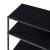 Consola hol Beesel 65,5x60x20cm otel negru cu rafturi [en.casa] HausGarden Leisure