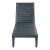 Sezlong Ateleta 172x58x73,5cm plastic negru reglabil in 5 trepte [casa.pro] HausGarden Leisure