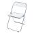 Set 2 scaune pliabile Pornainen transparent [en.casa] HausGarden Leisure