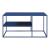 Masuta cafea Solund 90x60x45cm otel albastru inchis [en.casa] HausGarden Leisure