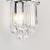 Lampa perete Alnwick 24x22x15cm 1xE14 40W metal plastic culoarea cromului [lux.pro] *84233196* HausGarden Leisure