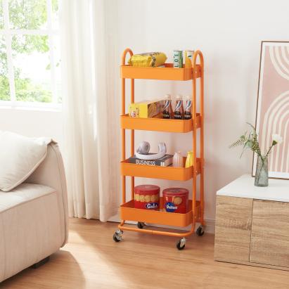 Carucior 4 cosuri servire la masa Pyhäntä 103,5x46x35cm otel potocaliu [en.casa] HausGarden Leisure