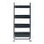 Carucior 4 cosuri servire la masa Pyhäntä 103,5x46x35cm otel negru mat [en.casa] HausGarden Leisure