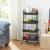 Carucior 4 cosuri servire la masa Pyhäntä 103,5x46x35cm otel negru mat [en.casa] HausGarden Leisure