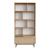 Raft carti Fajaarire 175,5x84x29,5cm PAL metal efect lemn stejar [en.casa] HausGarden Leisure