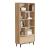 Raft carti Fajaarire 175,5x84x29,5cm PAL metal efect lemn stejar [en.casa] HausGarden Leisure