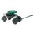 Scaun mobil gradinarit Casarano 83x45cm otel verde [pro.tec] HausGarden Leisure