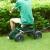 Scaun mobil gradinarit Casarano 83x45cm otel verde [pro.tec] HausGarden Leisure