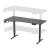 Birou cu inaltime reglabila 160x75cm otel negru [pro.tec] HausGarden Leisure