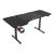 Birou cu inaltime reglabila 160x75cm otel negru [pro.tec] HausGarden Leisure