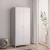 Dulap metalic cu 2 usi Seinäjoki 180x76x50cm otel alb [en.casa] HausGarden Leisure