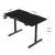 Birou Pomona 110 x 60 x 72-117 cm inaltime reglabila negru efect carbon [pro.tec] HausGarden Leisure