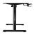 Birou Pomona 110 x 60 x 72-117 cm inaltime reglabila negru efect carbon [pro.tec] HausGarden Leisure