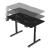 Birou Pomona 110 x 60 x 72-117 cm inaltime reglabila negru efect carbon [pro.tec] HausGarden Leisure