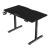 Birou Pomona 110 x 60 x 72-117 cm inaltime reglabila negru efect carbon [pro.tec] HausGarden Leisure